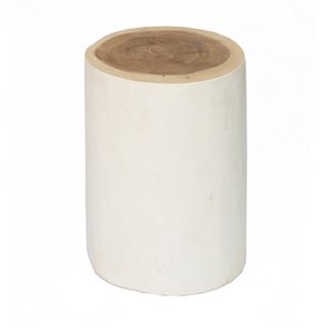 The Tribe Stool - Natural White