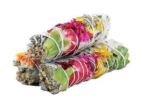 Bloemensalie Smudge voor vreugdevolle energie 10 cm