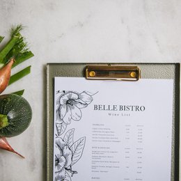 Clipboard Metal green, Brut Homeware