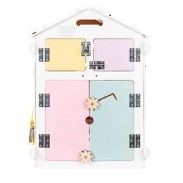 BusyBoard sanselegehus hvid/pastel - limited edition