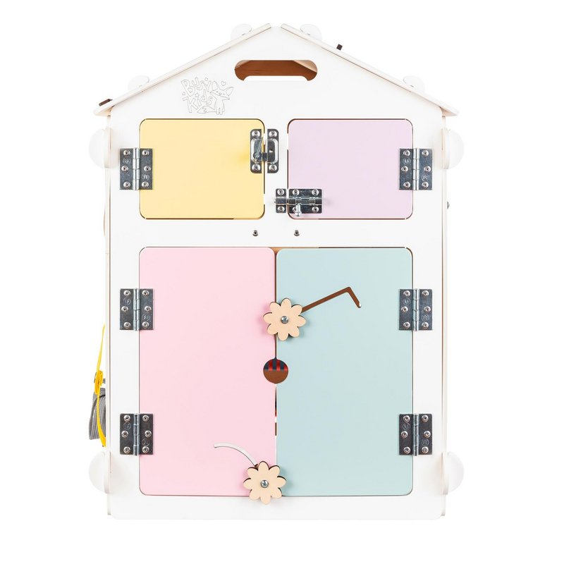 BusyBoard sanselegehus hvid/pastel - limited edition