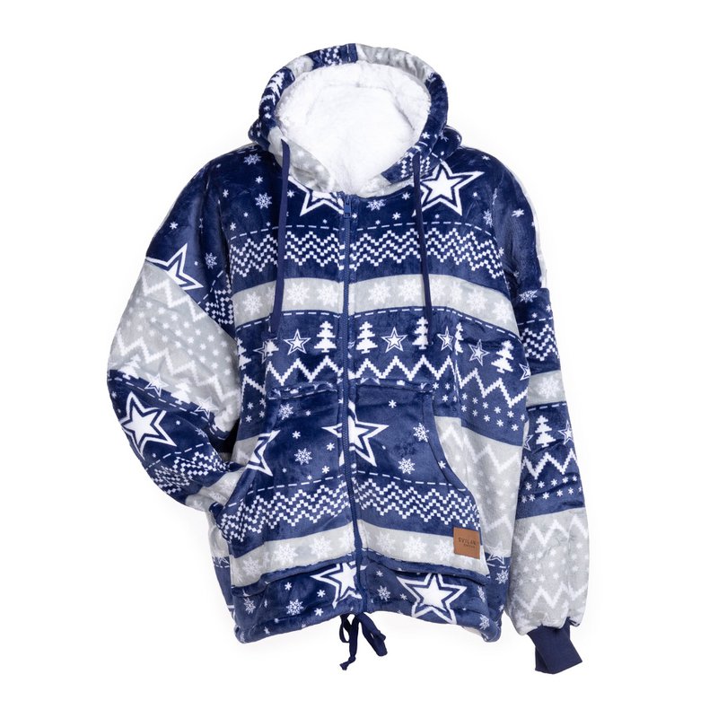 Vitapur - Manta sudadera con cremallera + calcetines - Navidad