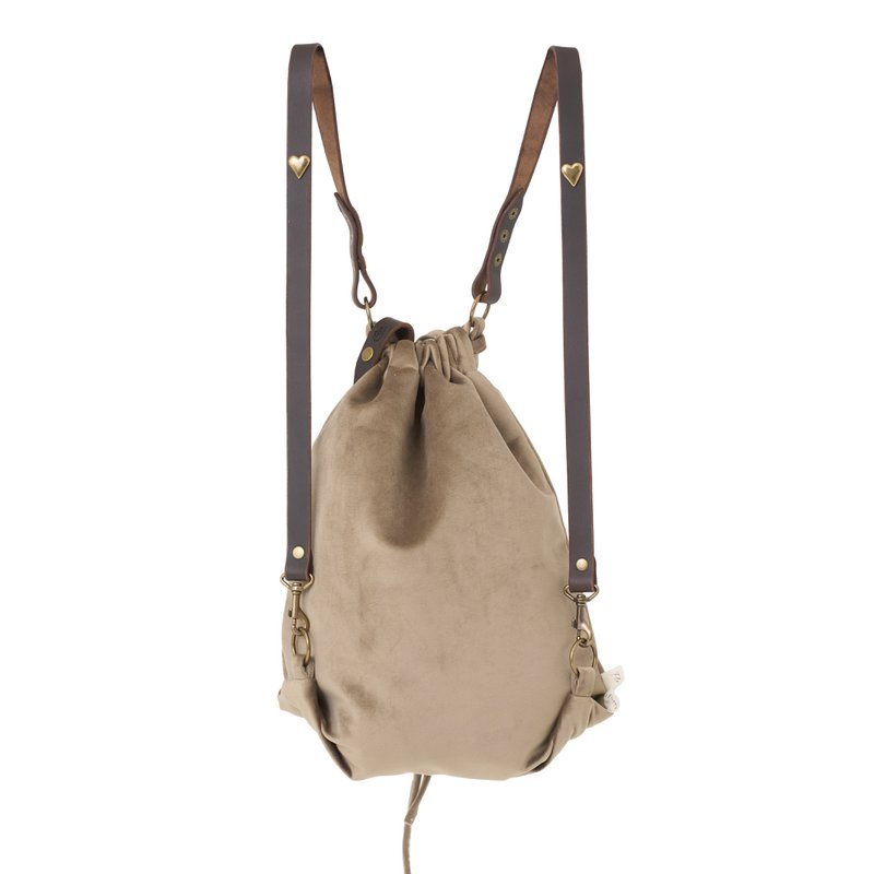 Backpack, bag from the Fluffy Puppy brand, Velour material, 16 colors, hand made!