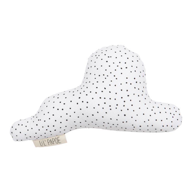 Rattle cloud White with black dot