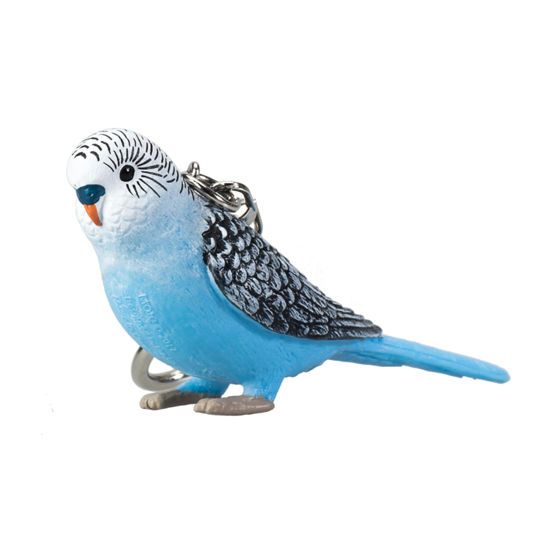 Mojo Farm & Pets nøglering Undulat blå - 387459