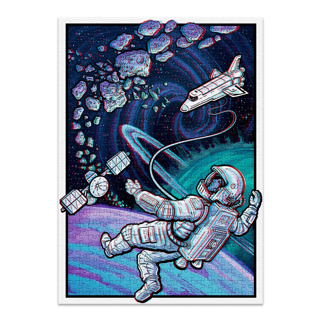 Rompecabezas 3D del espacio (500 piezas)