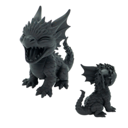 Gabende dragestatue