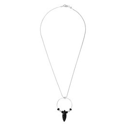Sterling zilveren en kristallen choker "Venetië".