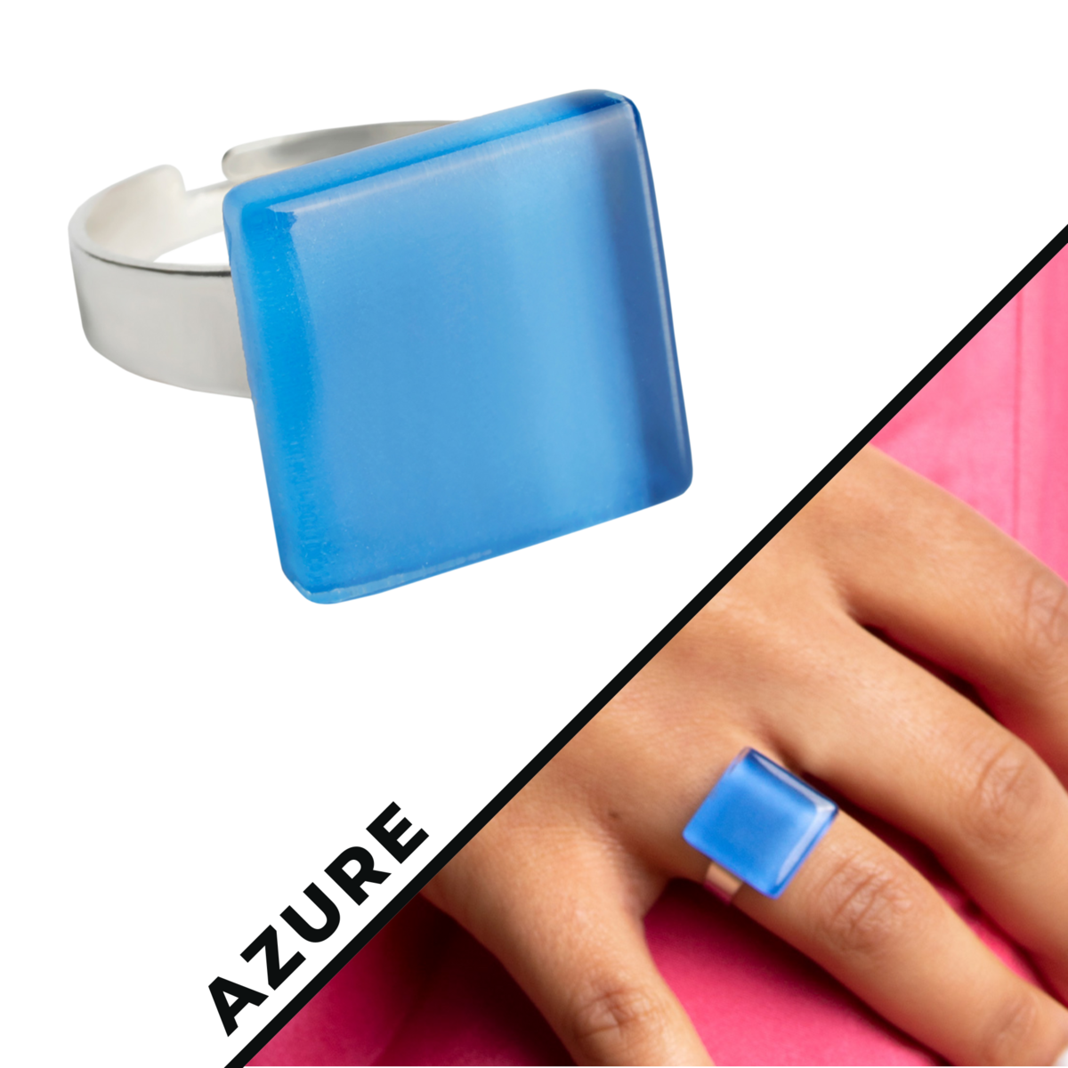 Azurblau