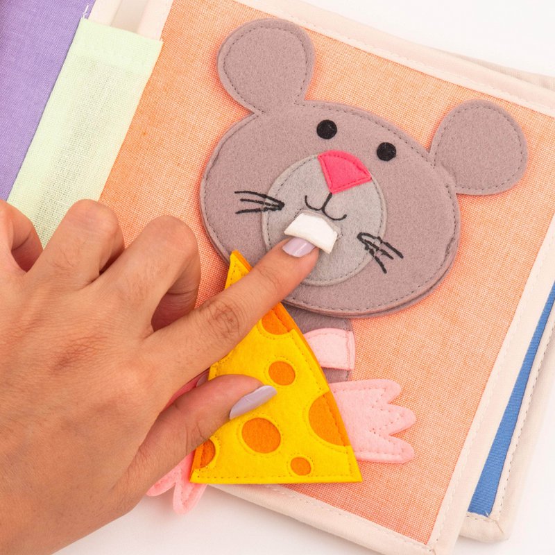 Animal Friends - Mini libro tranquillo di 6 pagine
