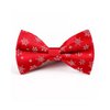 Bowtie - Red with snowflakes