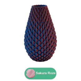 Myraka 3D vase - 3D printet vase - Bæredygtig PLA - Velegnet til kunstige blomster