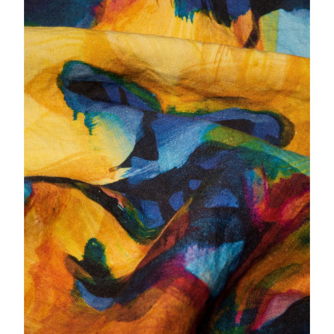 Linen beach towel View Blue - Vilmantas Marcinkevičius