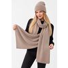 Szal PENELOPE – 100% wełny merino – taupe