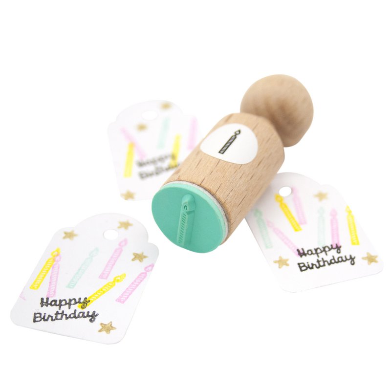 Mini Candle Stamp – Ideal for craft Retail Birthday & Celebration Collections