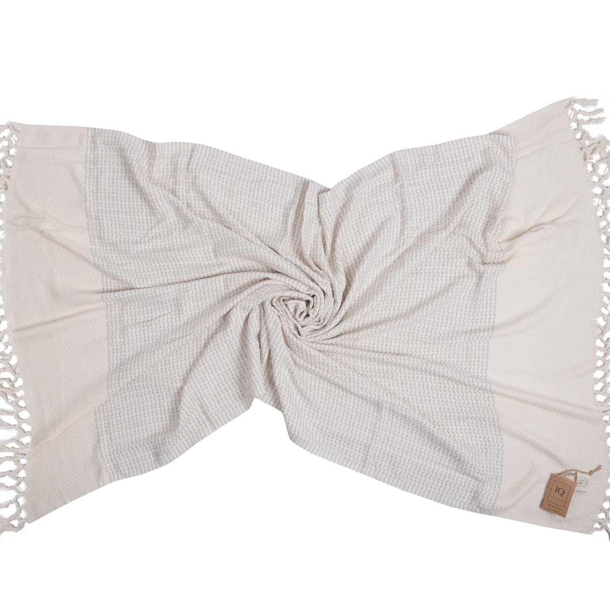 serviette de hammam | Serviette de sauna | Serviette de plage | Colombie | Gris | 180x95cm