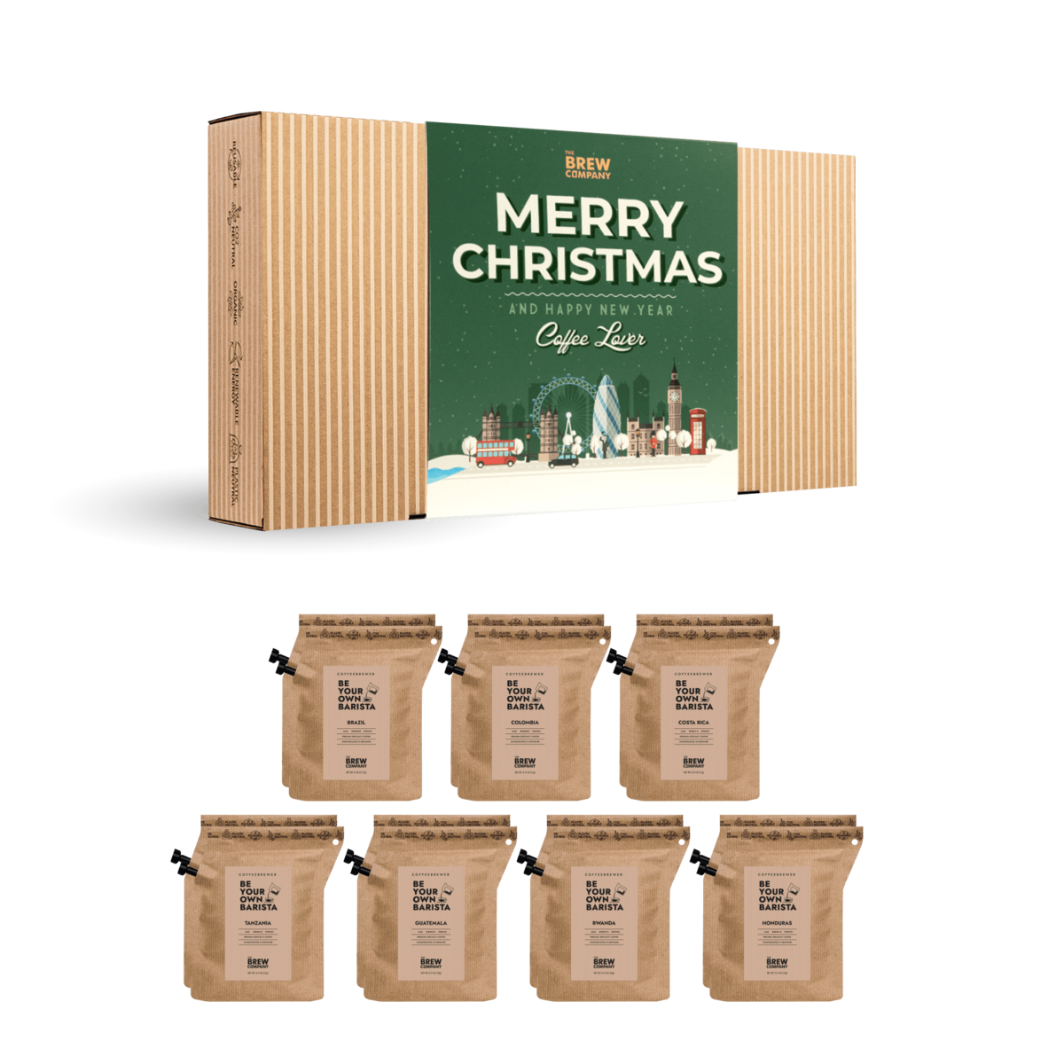 MERRY CHRISTMAS KOFFIE GESCHENKDOOS