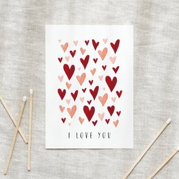 Postkarte - I love you