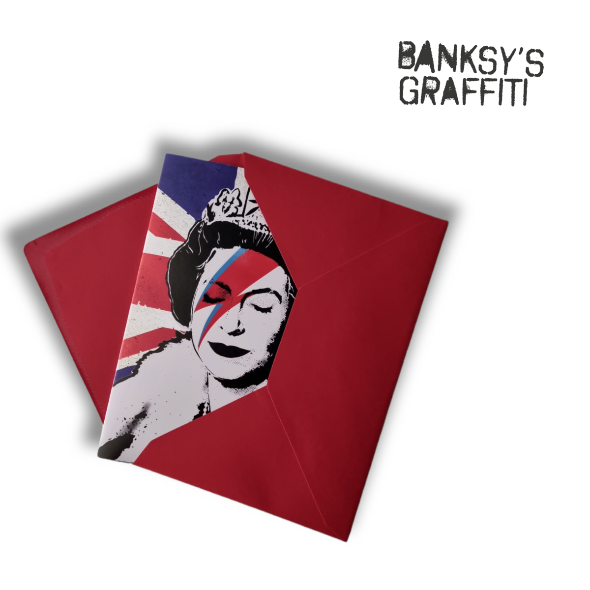 Tarjeta de felicitación de Banksy - Reina del polvo de estrellas
