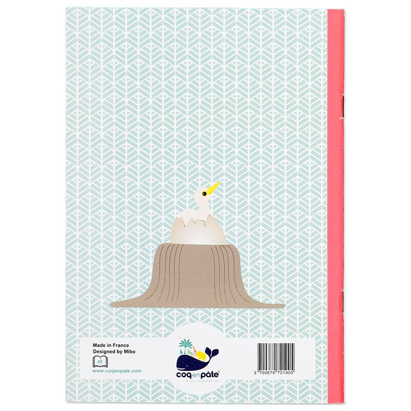 Quaderno A5 | Fenicottero | Carta riciclata - Prodotto in Francia