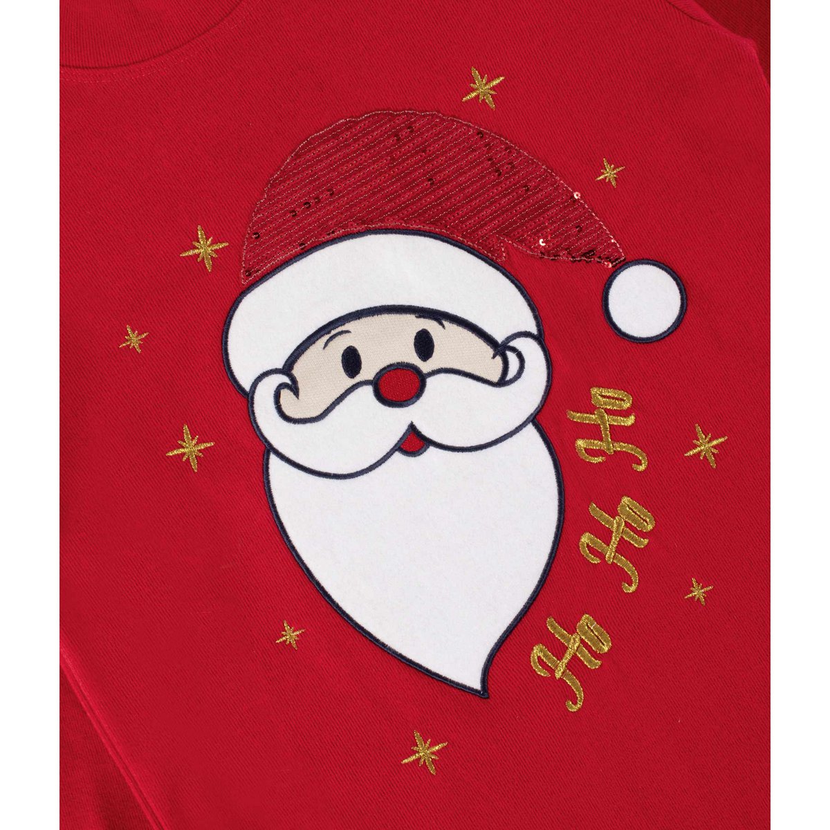 Christmas HO HO HO Embroidered Sweater