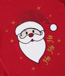 Christmas HO HO HO Embroidered Sweater