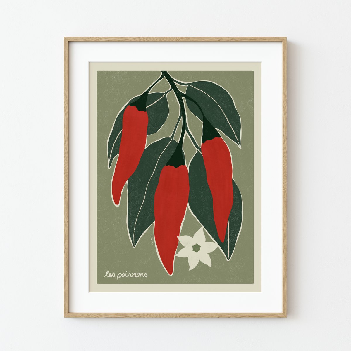 „The Peppers“ Kunstdruck