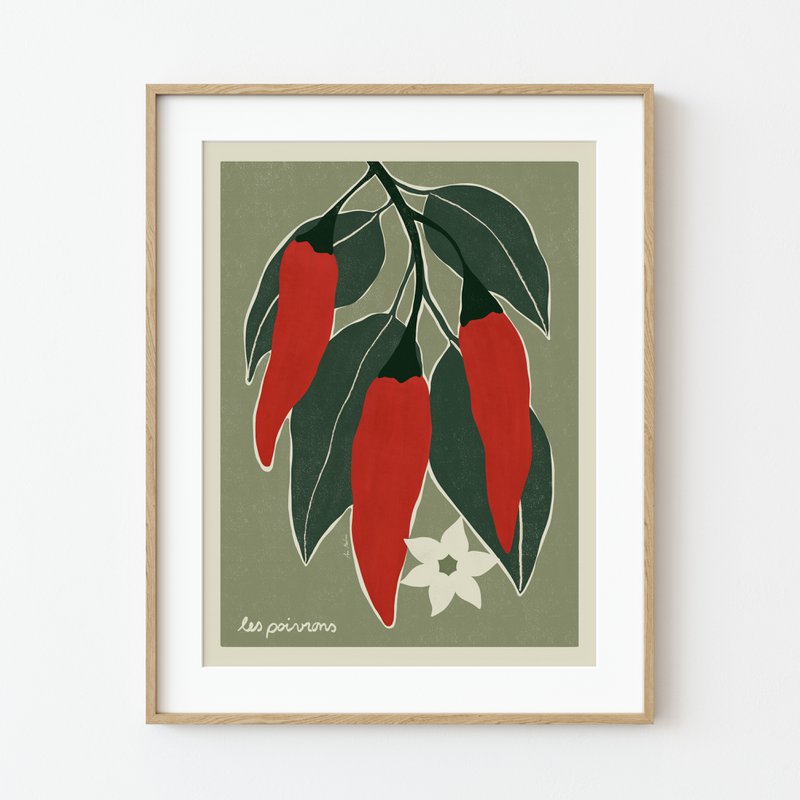 „The Peppers“ Kunstdruck
