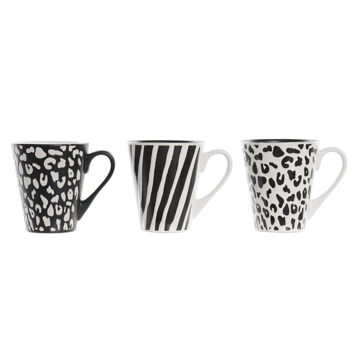 MUG GRES 11,7X11,7X10 360ML, SALVAJE 3 SURT. PC194176