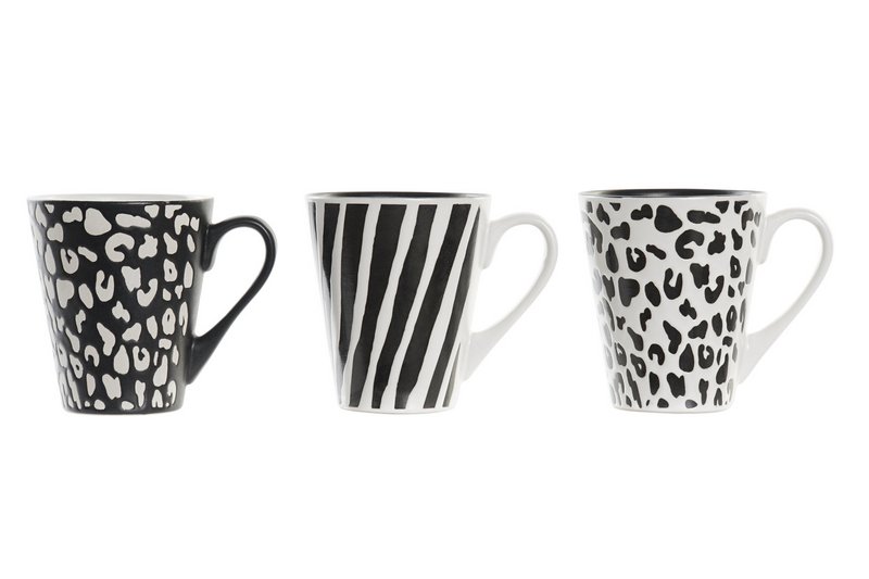 TAZA GRES 11,7X11,7X10 360ML, SALVAJE 3 SURT. PC194176