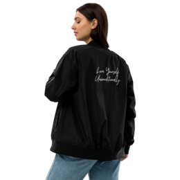Premium bomber jacket Self Love Premium recycled bomber jacket