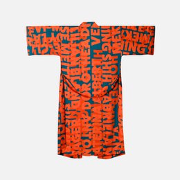 Kimono, JUDY - teal/coral