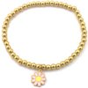 G-F23.2 B1661-135-4 S. Stahlarmband Blume Pink