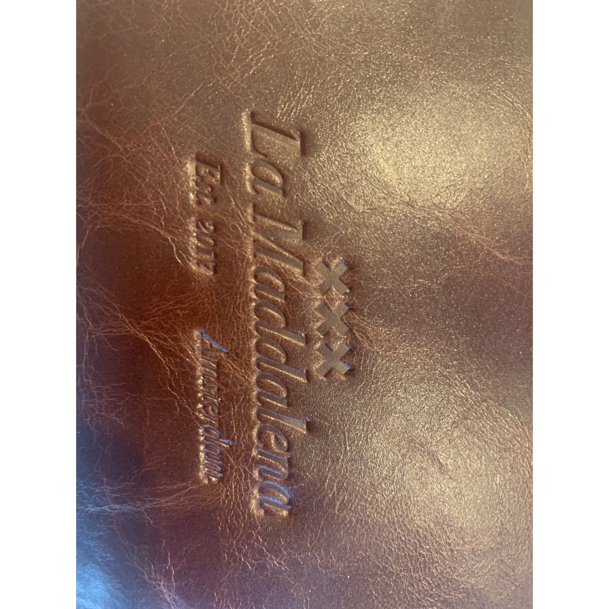 Estuche de viaje de cuero Lena - blanco