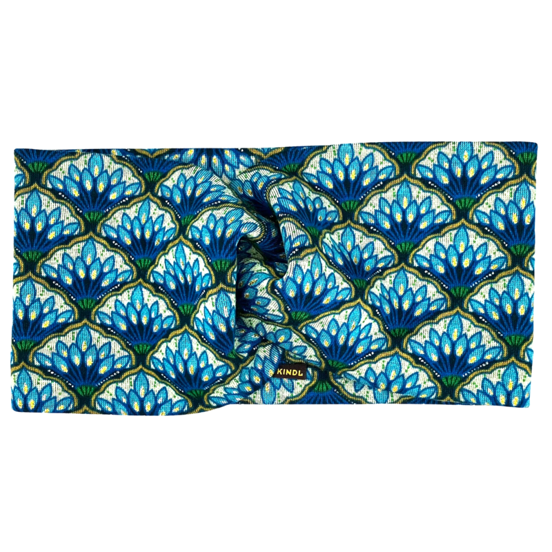 Stirnband Gold Art Nouveau Twist Ponte Jersey