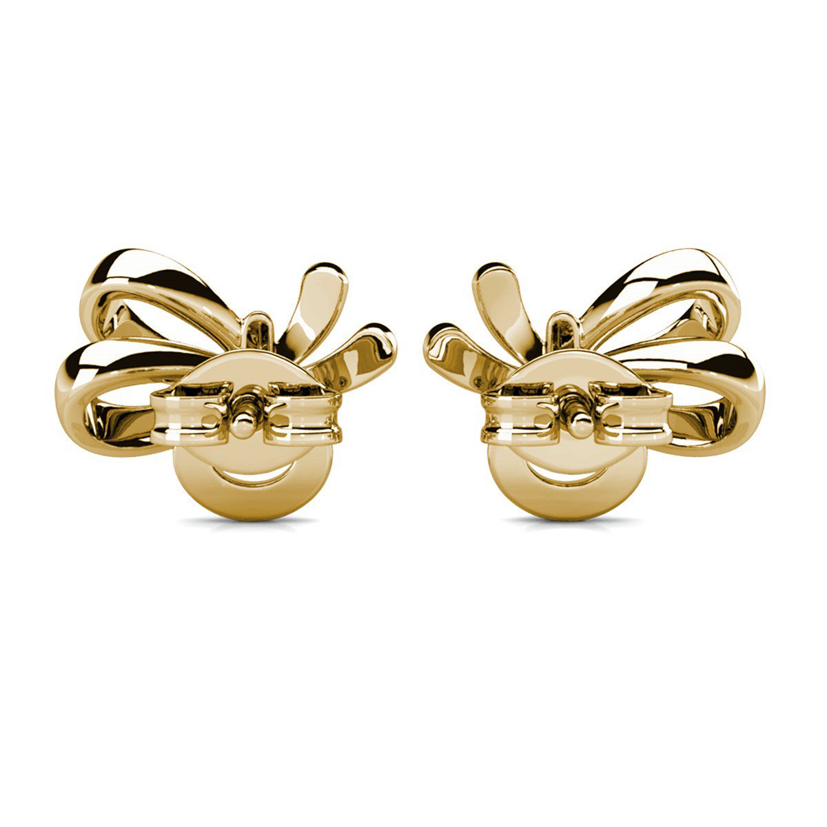 Posie Earrings - Gold and Crystal