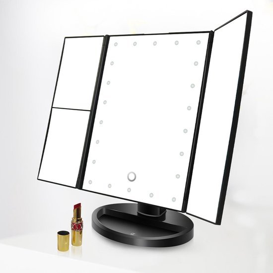 FlinQ makeup spejl med lys