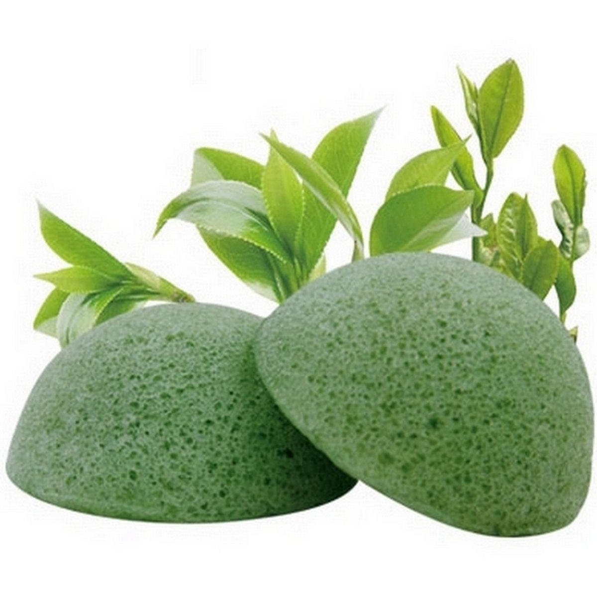 Special natural Konjac Sponge Green Tea