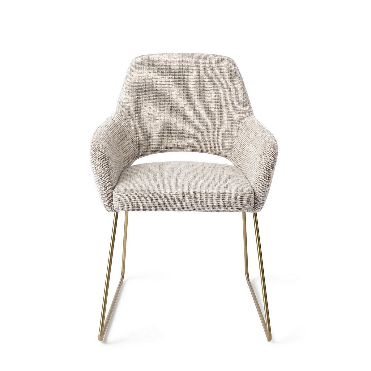 Jesper Home Yanai Dining Chair Slide Gold