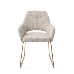 Jesper Home Yanai Dining Chair Slide Gold