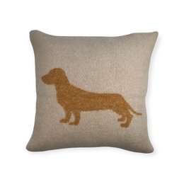 Dachshund / Teckel -pude + inde i puden
