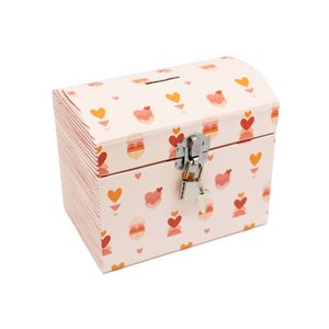 Piggy bank hearts