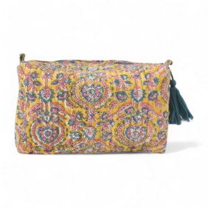 Printed cotton toiletry bag N°77