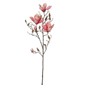 Kunstbloem Magnolia Roze