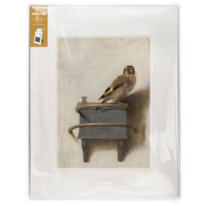Mattierter Druck mit Reproduktion, XL, Stieglitz, Carel Fabritius