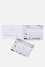 Studie-takenlijst in luxe bloemen