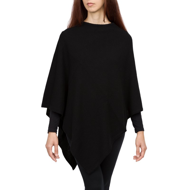 LOVELY - Poncho carré classique en pur cachemire