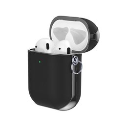 AirPods etui Læder Snap Gen 1/2 Sort