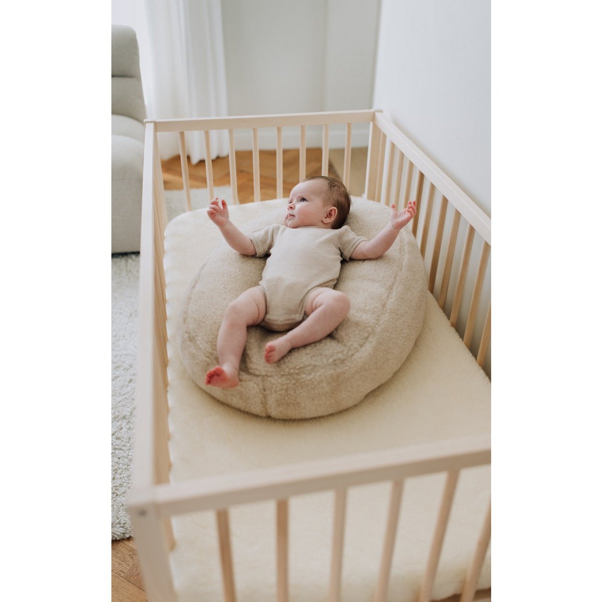 Feeding pillow cover 43x63 - Merino wool