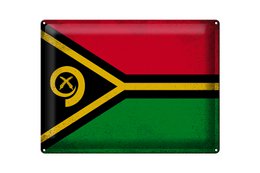 Bleach Child Flag Vanuatu 40x30cm Flag of Vanuatu Vintage